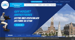 Desktop Screenshot of guyhoquet-immobilier-armentieres.com